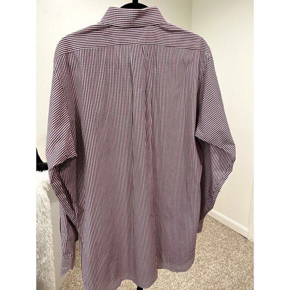 Tom Jones Corporate Image Red/Blue Gingham Button Down Shirt - 2XL - Picture 6 of 6